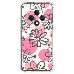 Funda Silicona Antigolpes para Oppo Reno 12F 4G / 12 F 5G diseño Flores 09 Dibujos