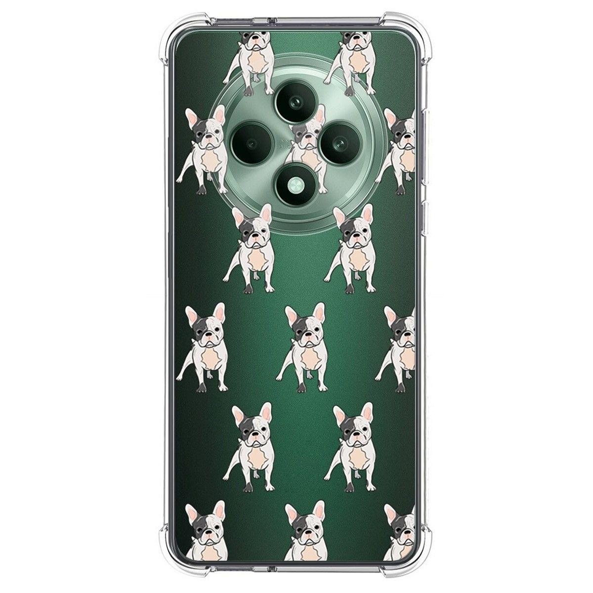 Funda Silicona Antigolpes para Oppo Reno 12F 4G / 12 F 5G diseño Perros 12 Dibujos