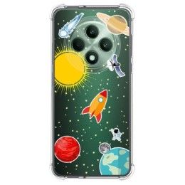 Funda Silicona Antigolpes para Oppo Reno 12FS 4G / 12 FS 5G diseño Espacio Dibujos