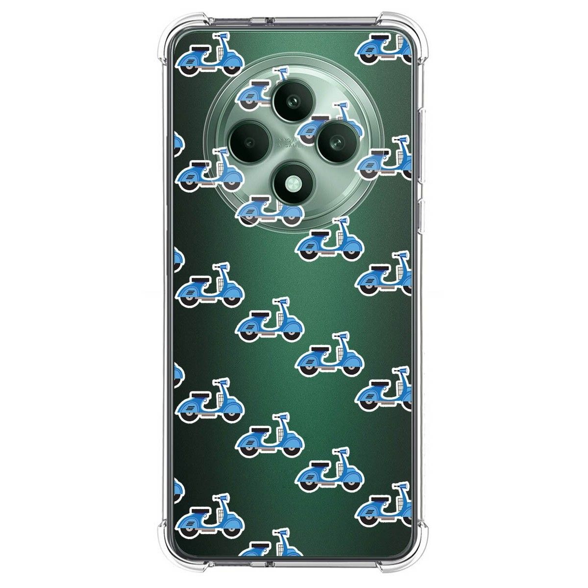 Funda Silicona Antigolpes para Oppo Reno 12FS 4G / 12 FS 5G diseño Scooter Dibujos