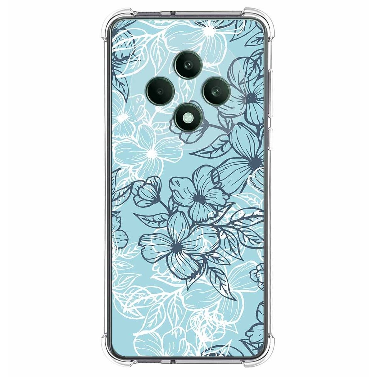 Funda Silicona Antigolpes para Oppo Reno 12FS 4G / 12 FS 5G diseño Flores 03 Dibujos