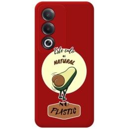 Funda Silicona Líquida Roja para Oppo A80 5G diseño Culo Natural Dibujos