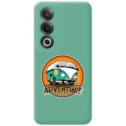 Funda Silicona Líquida Verde para Oppo A80 5G diseño Adventure Dibujos