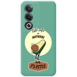 Funda Silicona Líquida Verde para Oppo A80 5G diseño Culo Natural Dibujos