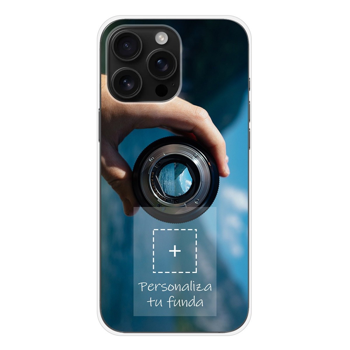 Personaliza tu Funda Silicona Gel Tpu Transparente con tu Fotografia para Iphone 16 Pro Max (6.9) Dibujo Personalizada