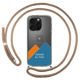 Personaliza tu Funda Colgante Transparente para Iphone 16 Pro (6.3) con Cordon Camel Dibujo Personalizada