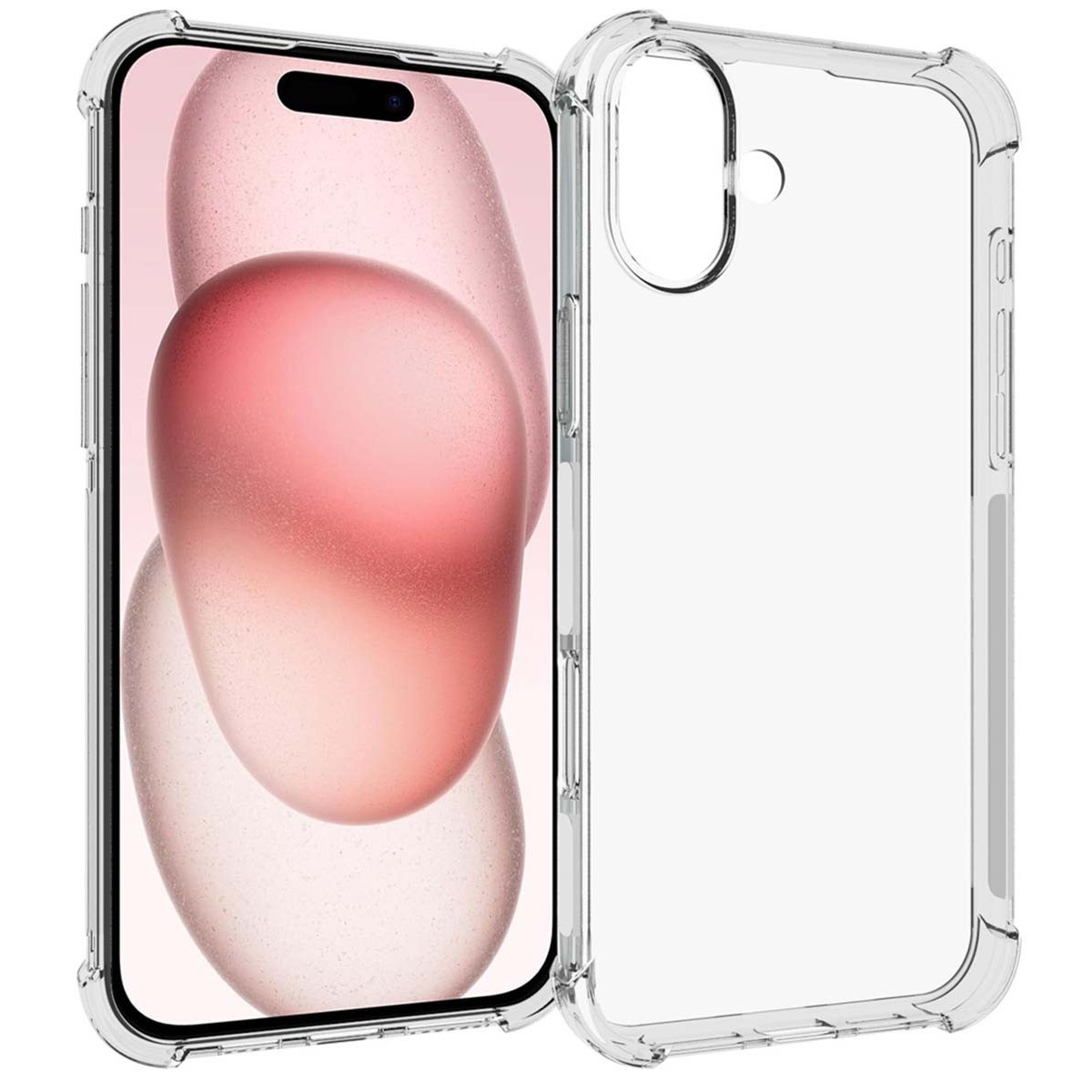 Funda Silicona Antigolpes Transparente para Iphone 16 (6.1)