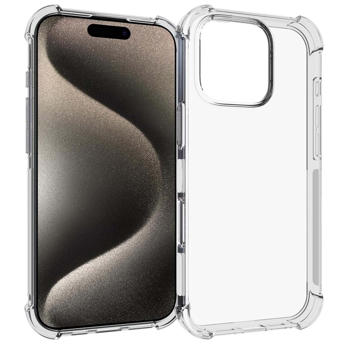 Funda Silicona Antigolpes Transparente para Iphone 16 Pro Max (6.9)