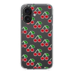 Funda Silicona Antigolpes para Iphone 16 (6.1) diseño Cerezas Dibujos