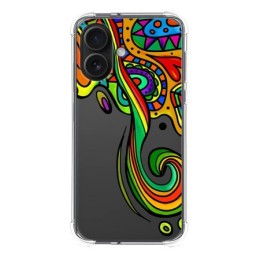 Funda Silicona Antigolpes para Iphone 16 (6.1) diseño Colores Dibujos