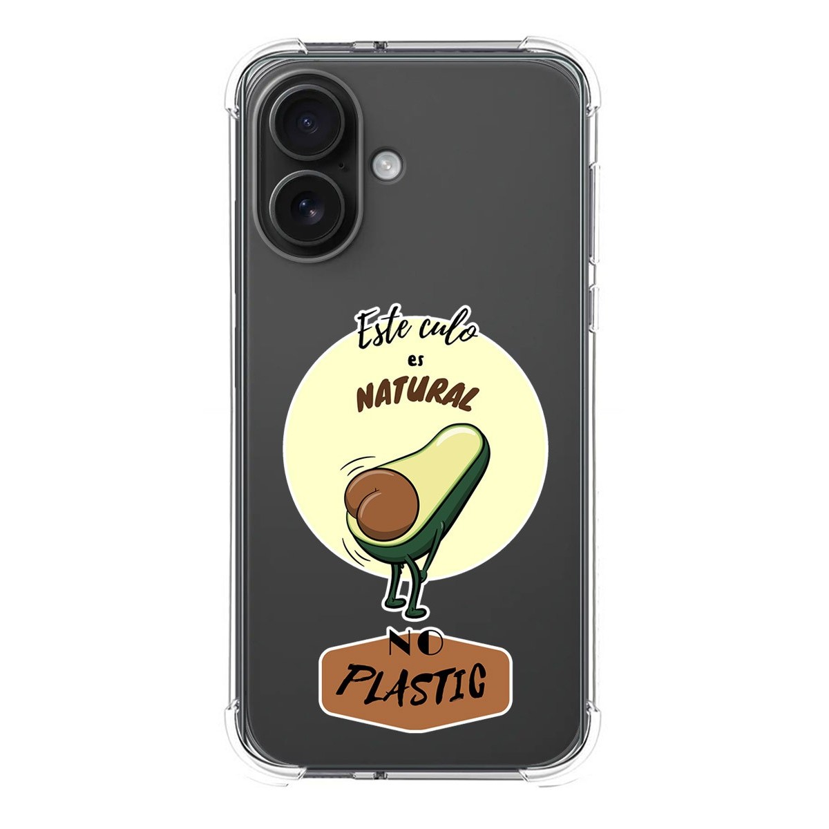 Funda Silicona Antigolpes para Iphone 16 (6.1) diseño Culo Natural Dibujos