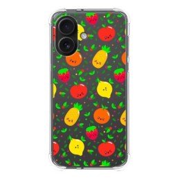 Funda Silicona Antigolpes para Iphone 16 (6.1) diseño Frutas 01 Dibujos