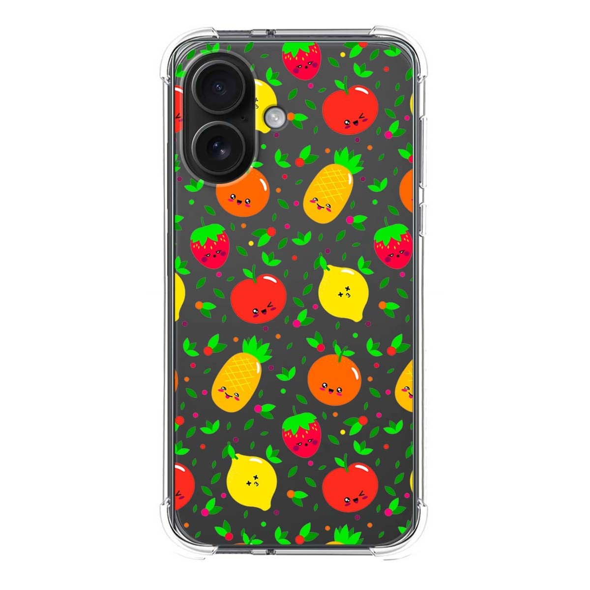 Funda Silicona Antigolpes para Iphone 16 (6.1) diseño Frutas 01 Dibujos