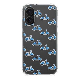 Funda Silicona Antigolpes para Iphone 16 (6.1) diseño Scooter Dibujos