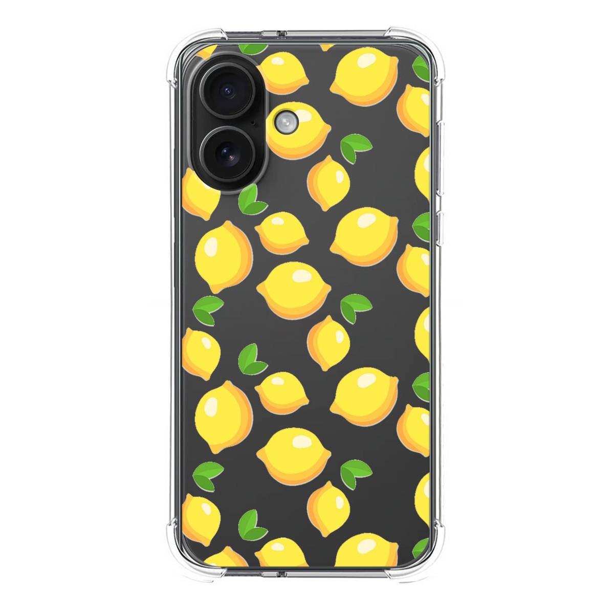 Funda Silicona Antigolpes para Iphone 16 (6.1) diseño Limones Dibujos