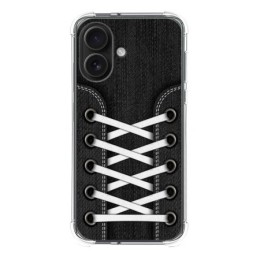 Funda Silicona Antigolpes para Iphone 16 (6.1) diseño Zapatillas 02 Dibujos