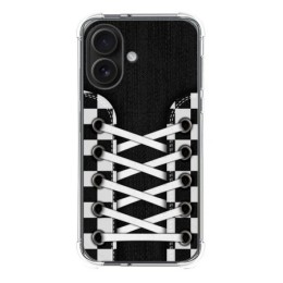 Funda Silicona Antigolpes para Iphone 16 (6.1) diseño Zapatillas 03 Dibujos