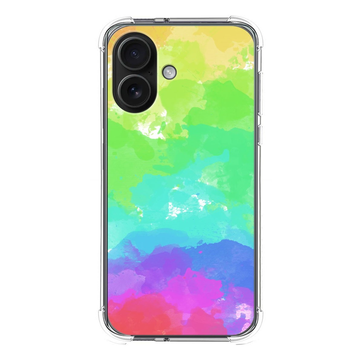 Funda Silicona Antigolpes para Iphone 16 (6.1) diseño Acuarela 03 Dibujos