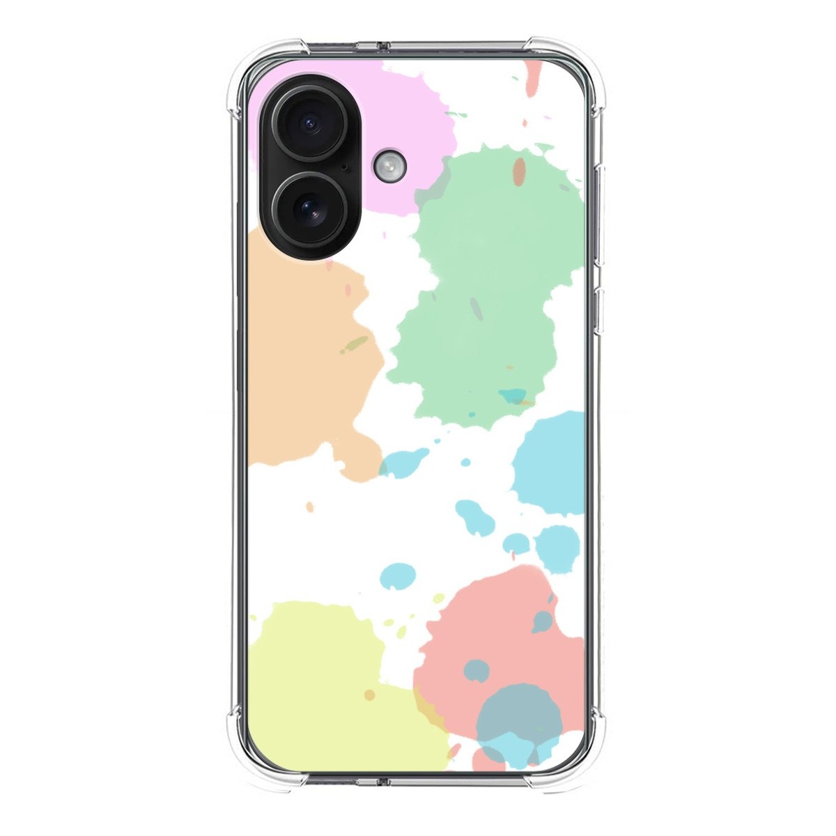 Funda Silicona Antigolpes para Iphone 16 (6.1) diseño Acuarela 05 Dibujos