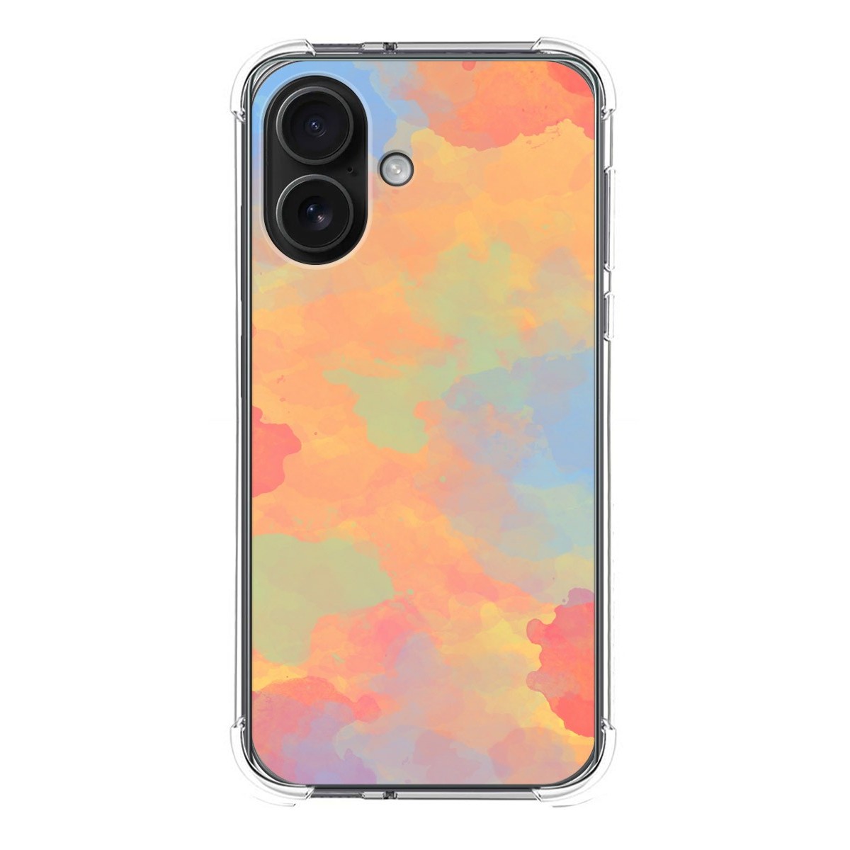 Funda Silicona Antigolpes para Iphone 16 (6.1) diseño Acuarela 08 Dibujos