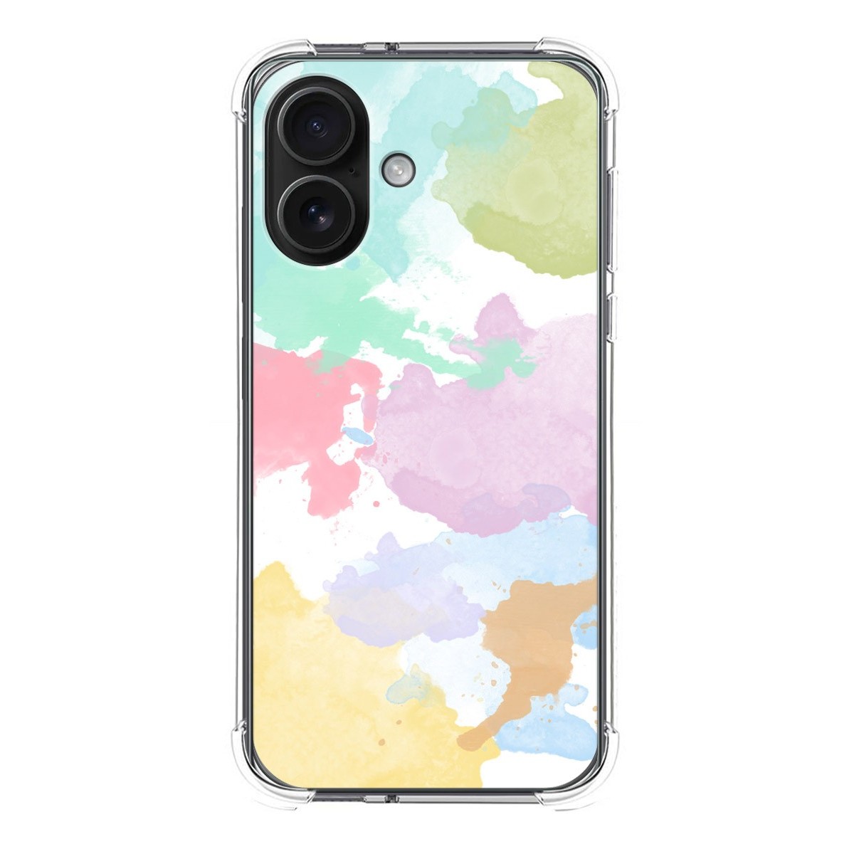 Funda Silicona Antigolpes para Iphone 16 (6.1) diseño Acuarela 11 Dibujos