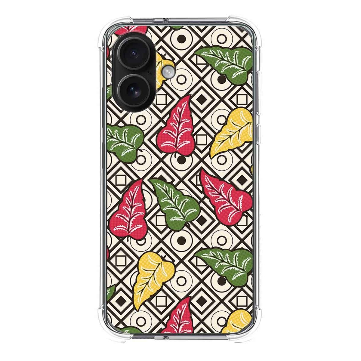 Funda Silicona Antigolpes para Iphone 16 (6.1) diseño Flores 11 Dibujos