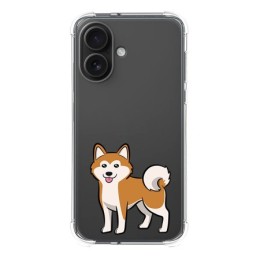 Funda Silicona Antigolpes para Iphone 16 (6.1) diseño Perros 02 Dibujos