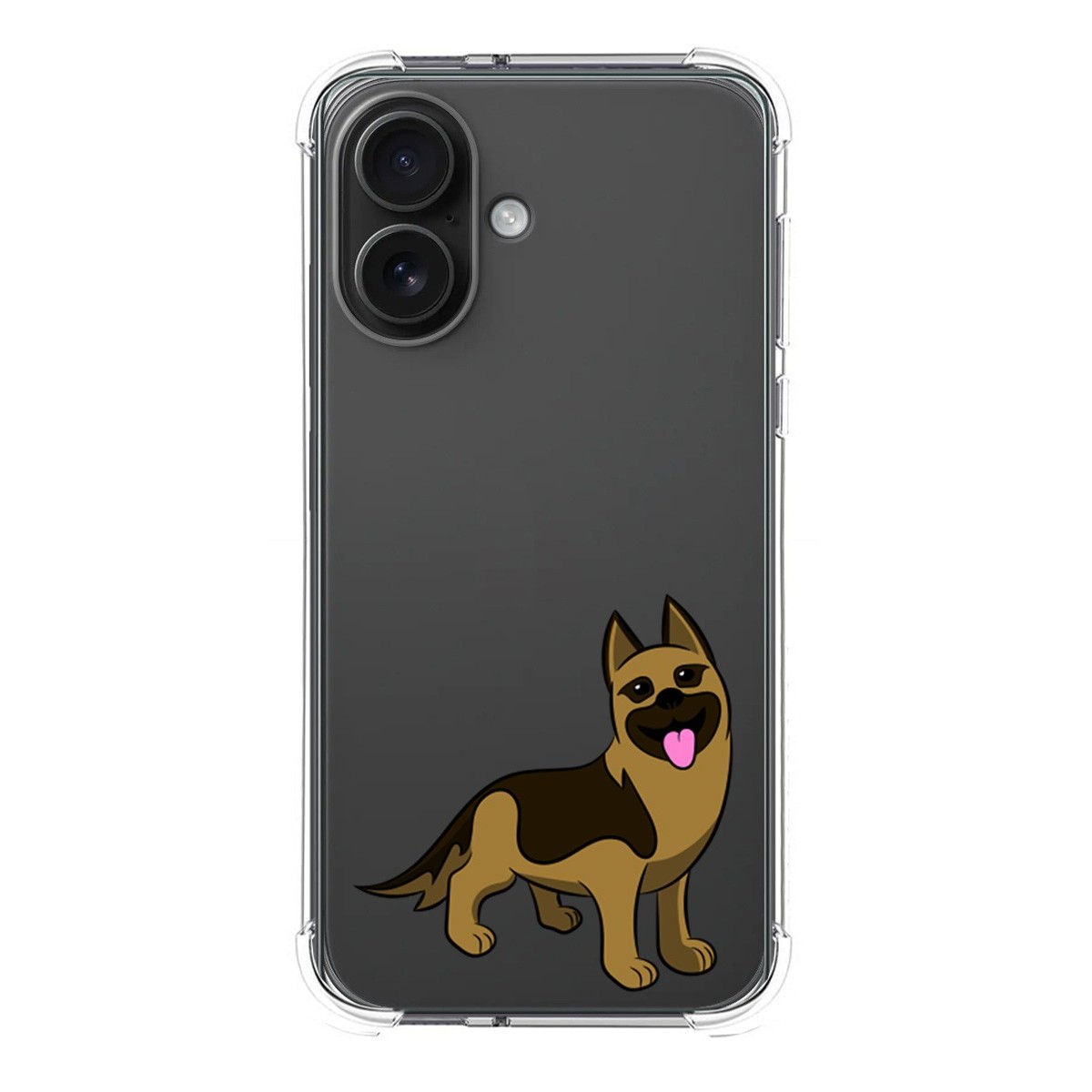 Funda Silicona Antigolpes para Iphone 16 (6.1) diseño Perros 03 Dibujos