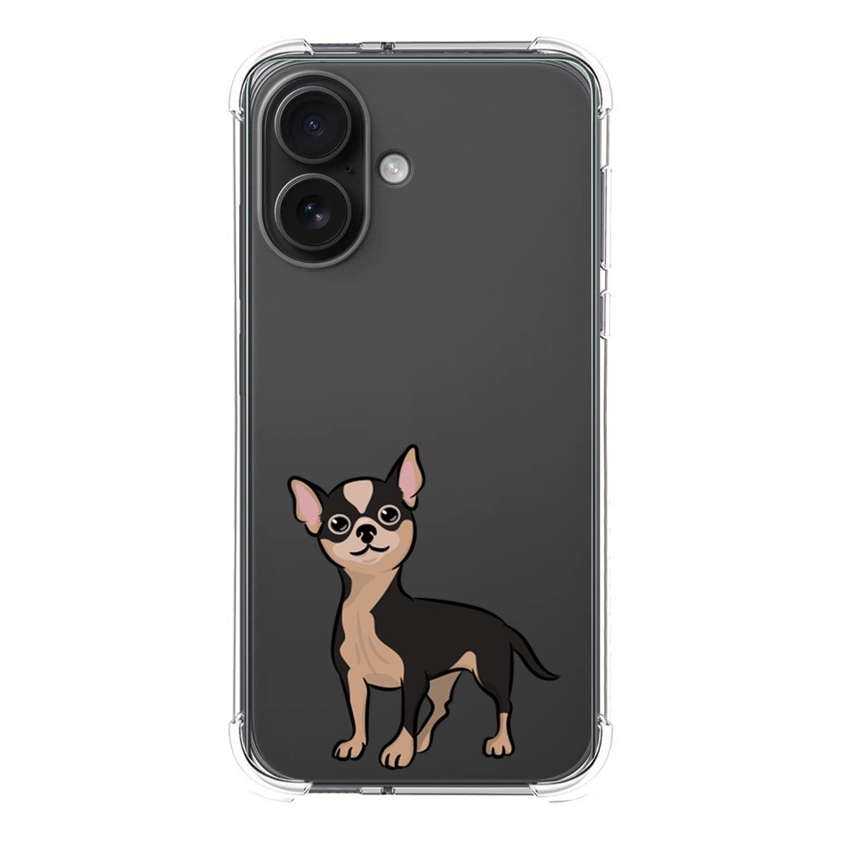 Funda Silicona Antigolpes para Iphone 16 (6.1) diseño Perros 05 Dibujos