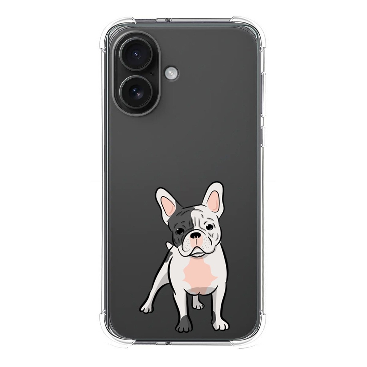 Funda Silicona Antigolpes para Iphone 16 (6.1) diseño Perros 06 Dibujos