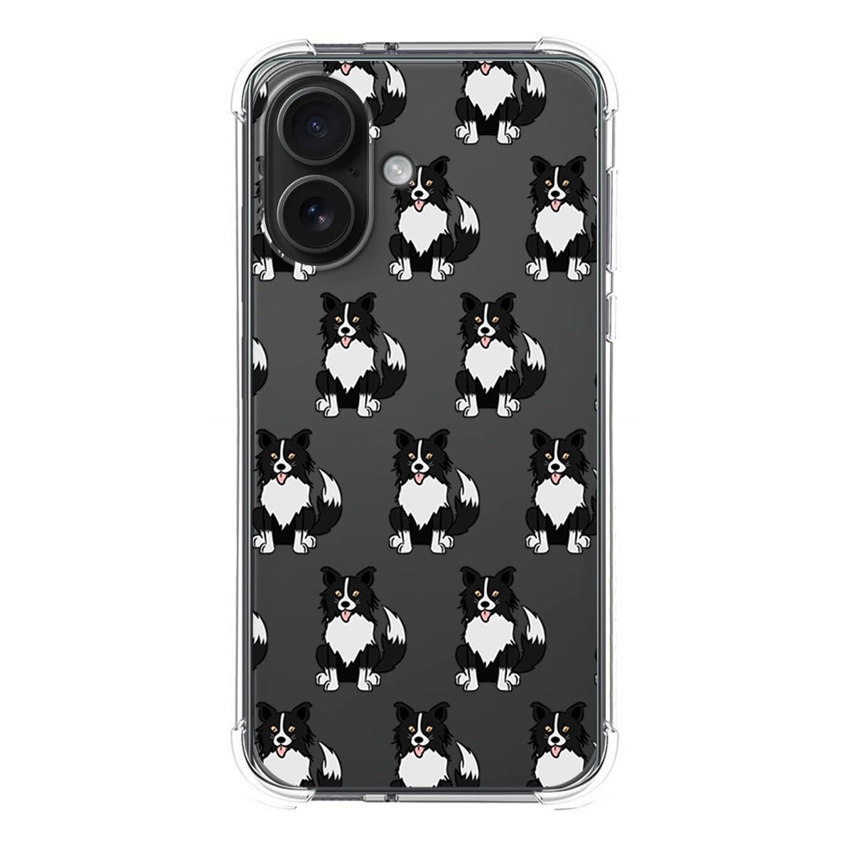 Funda Silicona Antigolpes para Iphone 16 (6.1) diseño Perros 07 Dibujos