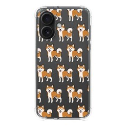 Funda Silicona Antigolpes para Iphone 16 (6.1) diseño Perros 08 Dibujos