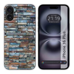 Funda Silicona para Iphone 16 Plus (6.7) diseño Ladrillo 05 Dibujos