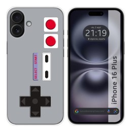 Funda Silicona para Iphone 16 Plus (6.7) diseño Consola Dibujos