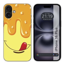 Funda Silicona para Iphone 16 Plus (6.7) diseño Helado Vainilla Dibujos