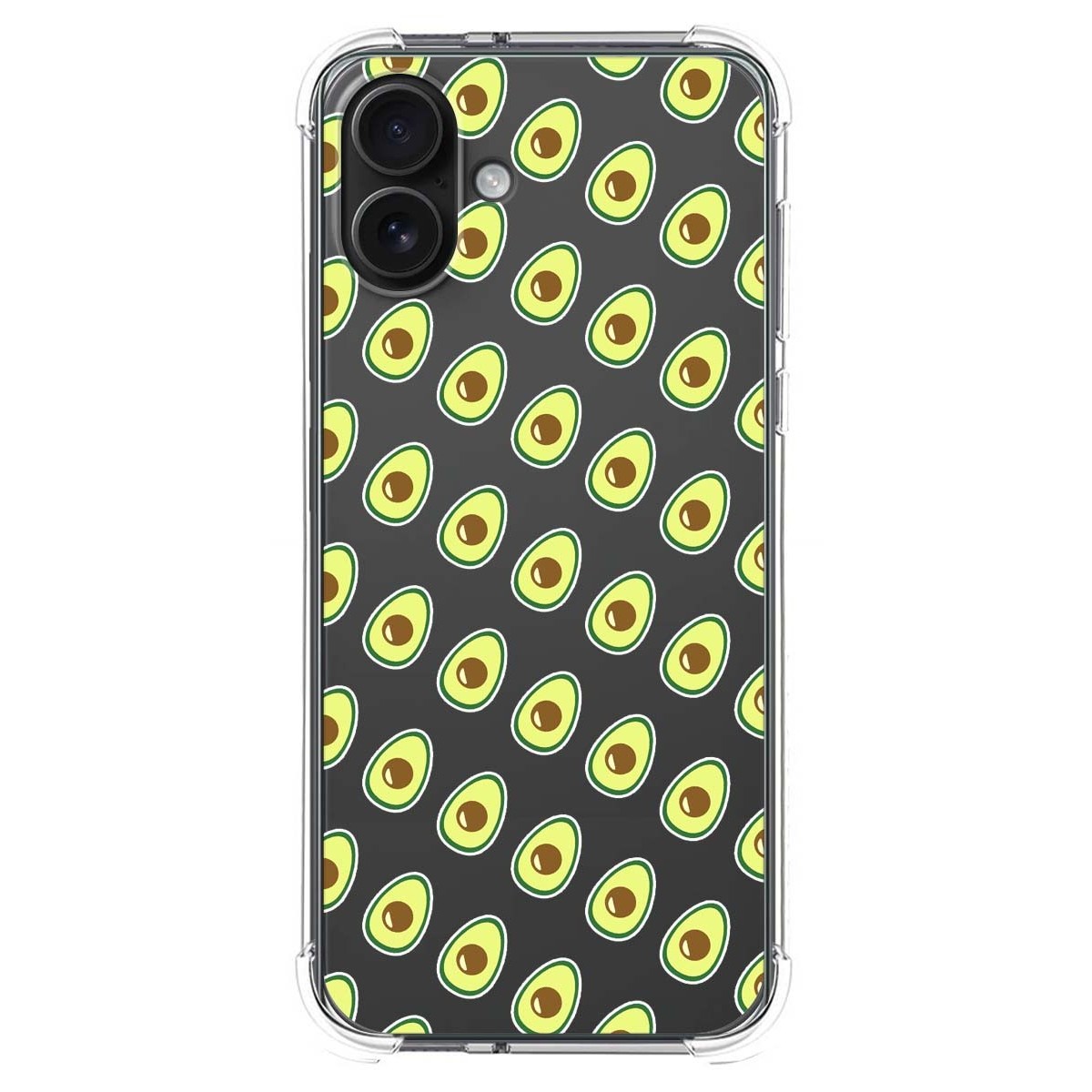 Funda Silicona Antigolpes para Iphone 16 Plus (6.7) diseño Aguacate Dibujos