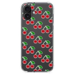 Funda Silicona Antigolpes para Iphone 16 Plus (6.7) diseño Cerezas Dibujos