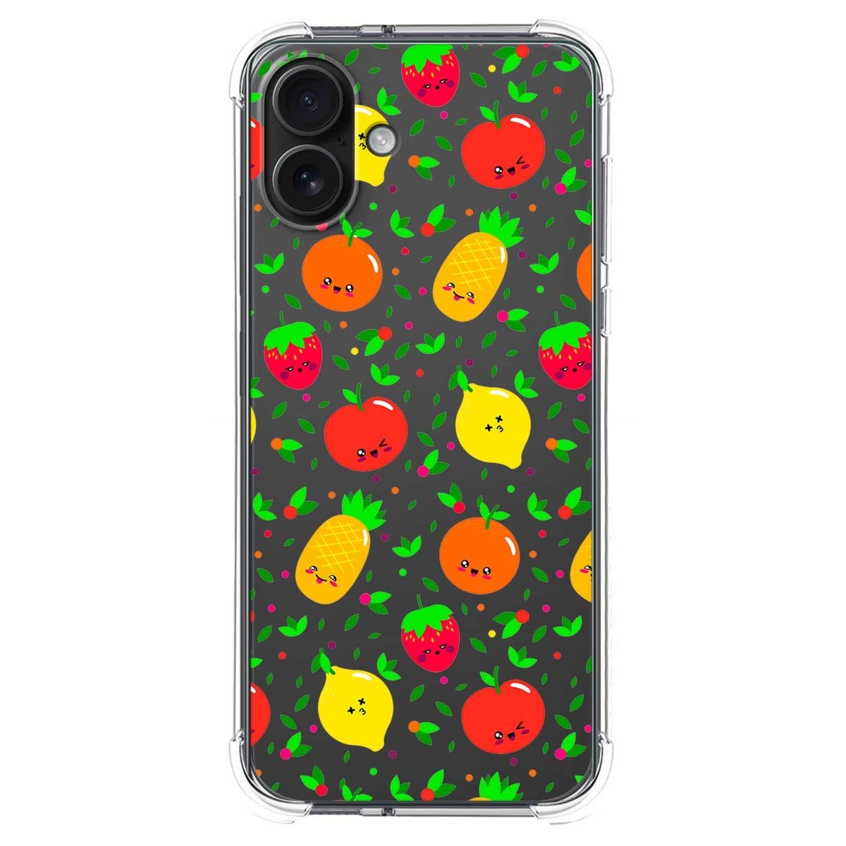 Funda Silicona Antigolpes para Iphone 16 Plus (6.7) diseño Frutas 01 Dibujos