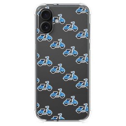 Funda Silicona Antigolpes para Iphone 16 Plus (6.7) diseño Scooter Dibujos