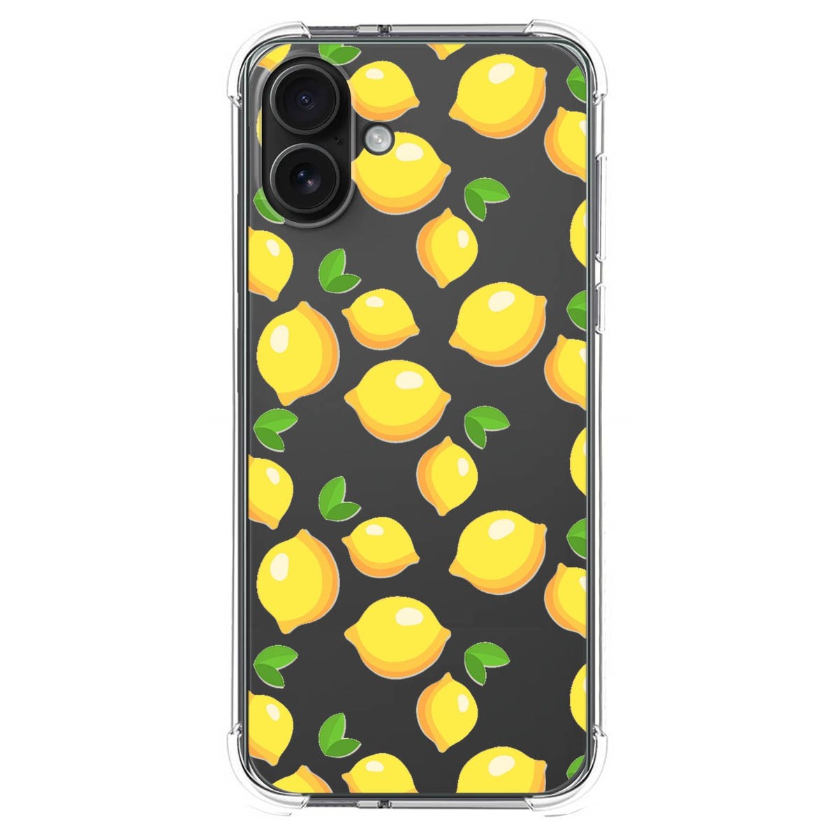 Funda Silicona Antigolpes para Iphone 16 Plus (6.7) diseño Limones Dibujos