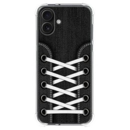 Funda Silicona Antigolpes para Iphone 16 Plus (6.7) diseño Zapatillas 02 Dibujos