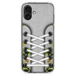 Funda Silicona Antigolpes para Iphone 16 Plus (6.7) diseño Zapatillas 08 Dibujos