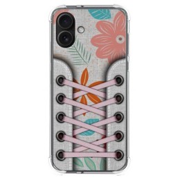 Funda Silicona Antigolpes para Iphone 16 Plus (6.7) diseño Zapatillas 09 Dibujos