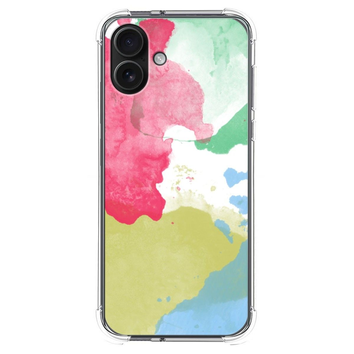 Funda Silicona Antigolpes para Iphone 16 Plus (6.7) diseño Acuarela 02 Dibujos