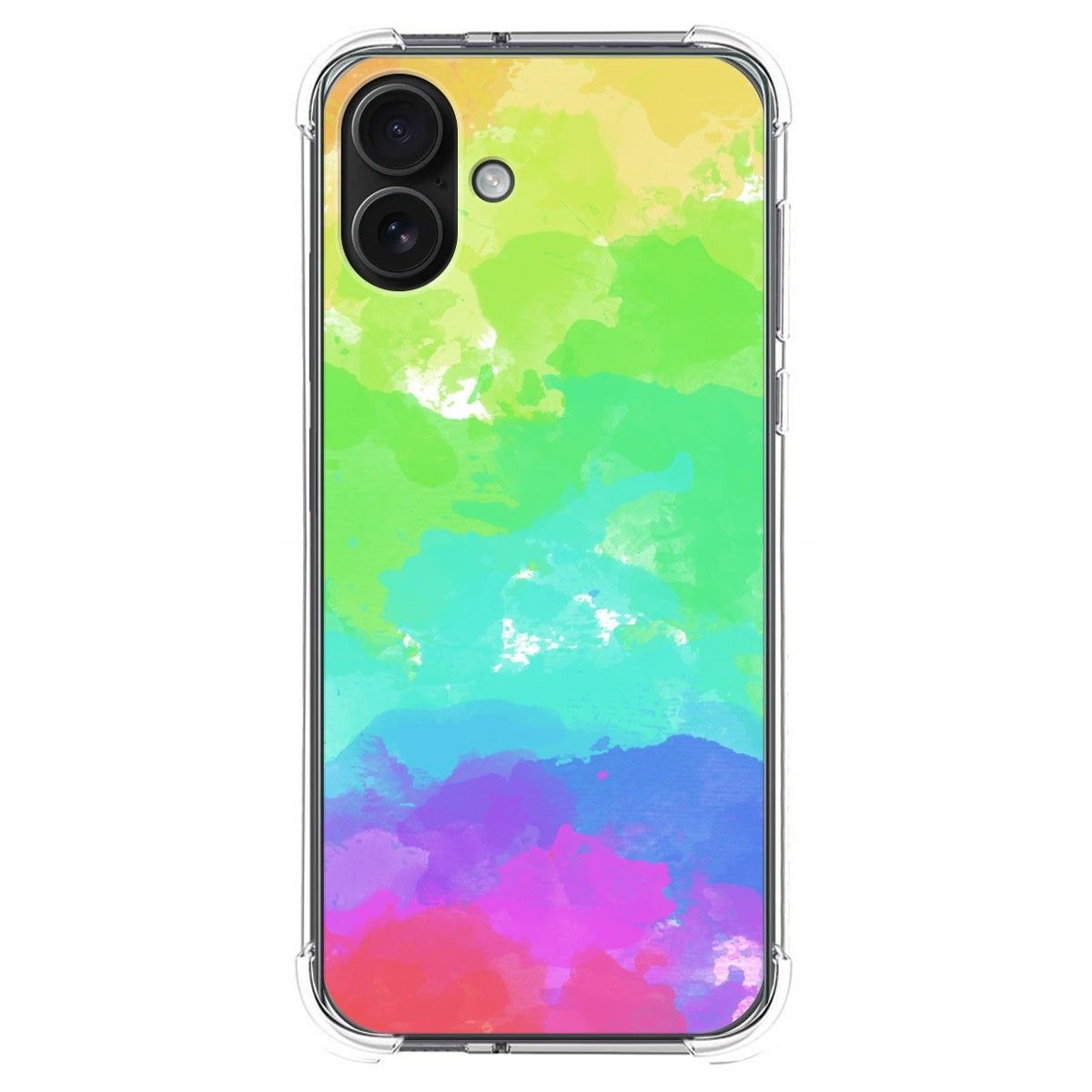 Funda Silicona Antigolpes para Iphone 16 Plus (6.7) diseño Acuarela 03 Dibujos