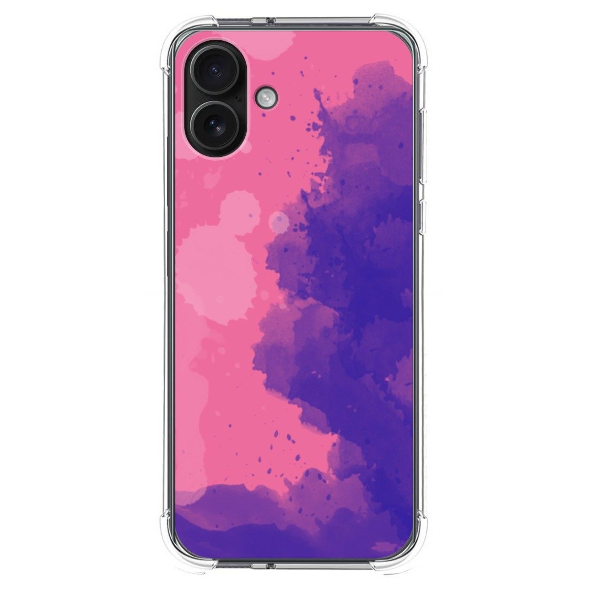 Funda Silicona Antigolpes para Iphone 16 Plus (6.7) diseño Acuarela 07 Dibujos