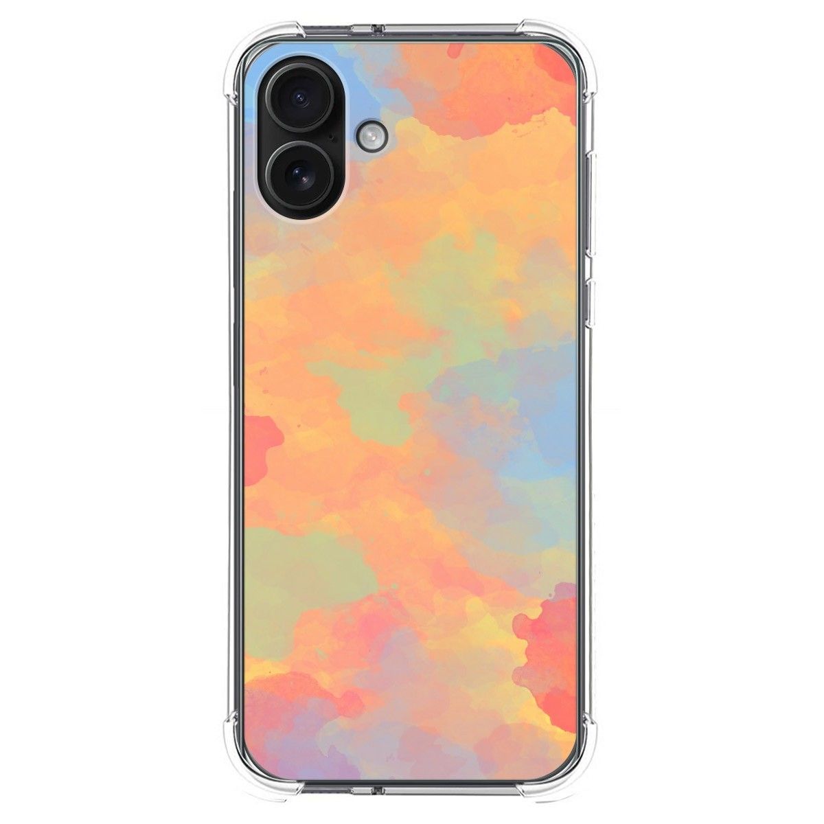 Funda Silicona Antigolpes para Iphone 16 Plus (6.7) diseño Acuarela 08 Dibujos