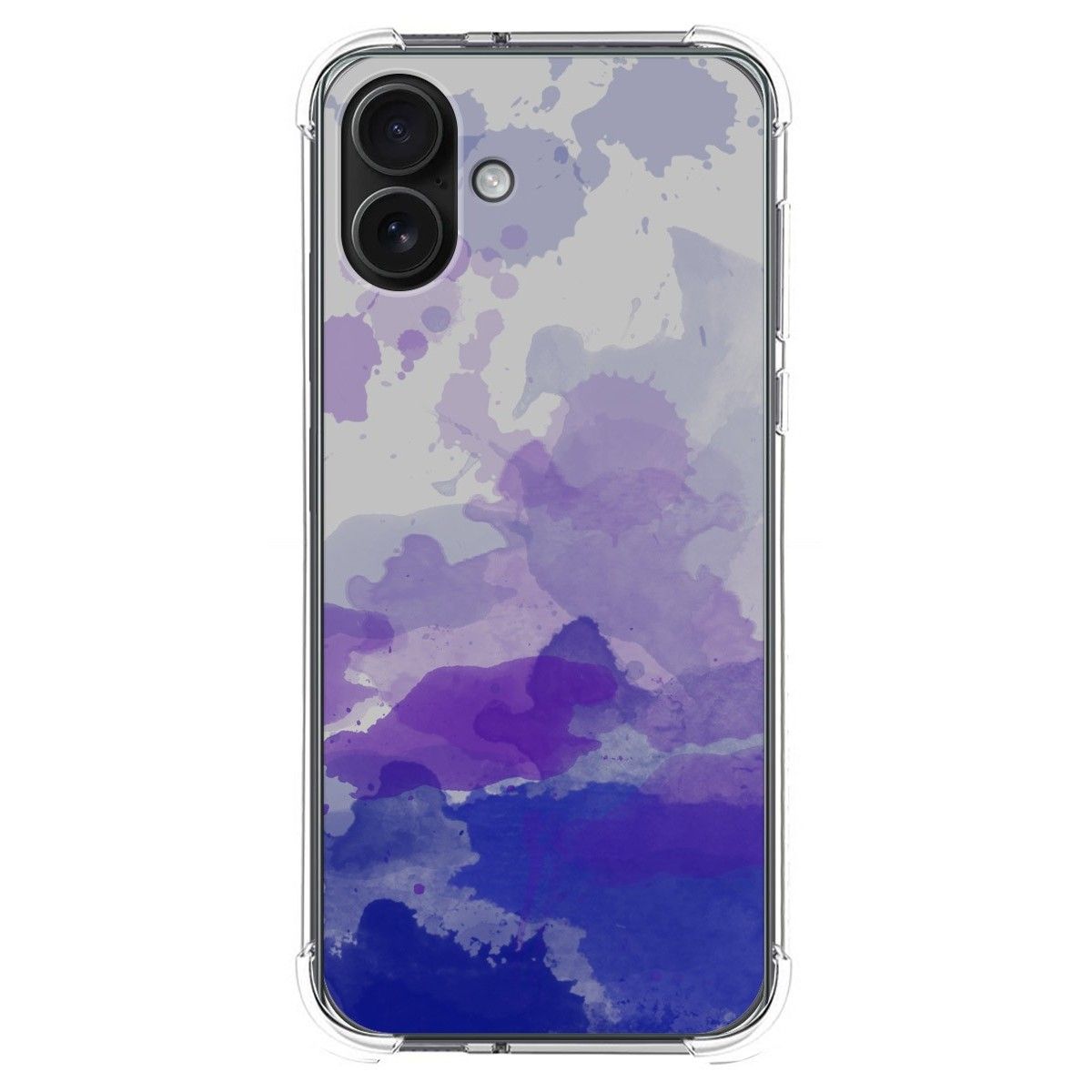 Funda Silicona Antigolpes para Iphone 16 Plus (6.7) diseño Acuarela 09 Dibujos