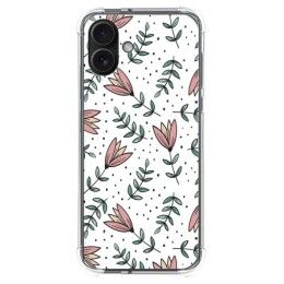 Funda Silicona Antigolpes para Iphone 16 Plus (6.7) diseño Flores 01 Dibujos