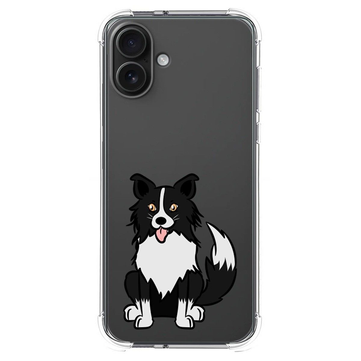 Funda Silicona Antigolpes para Iphone 16 Plus (6.7) diseño Perros 01 Dibujos